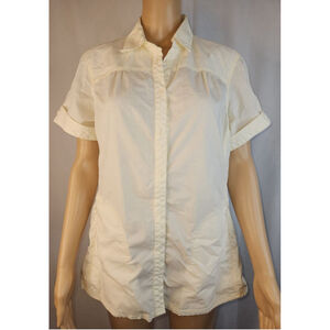 Eddie Bauer | Women's | Short Sleeve | Cream | XL